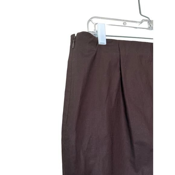 Jones New York brown flat front capri pants size Large - Picture 7 of 11